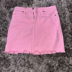 Just Black Light Pink Mini Skirt